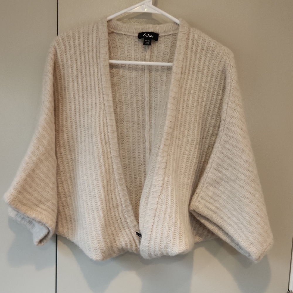 Echo Lofty Cocoon Cream Women's Cardigan